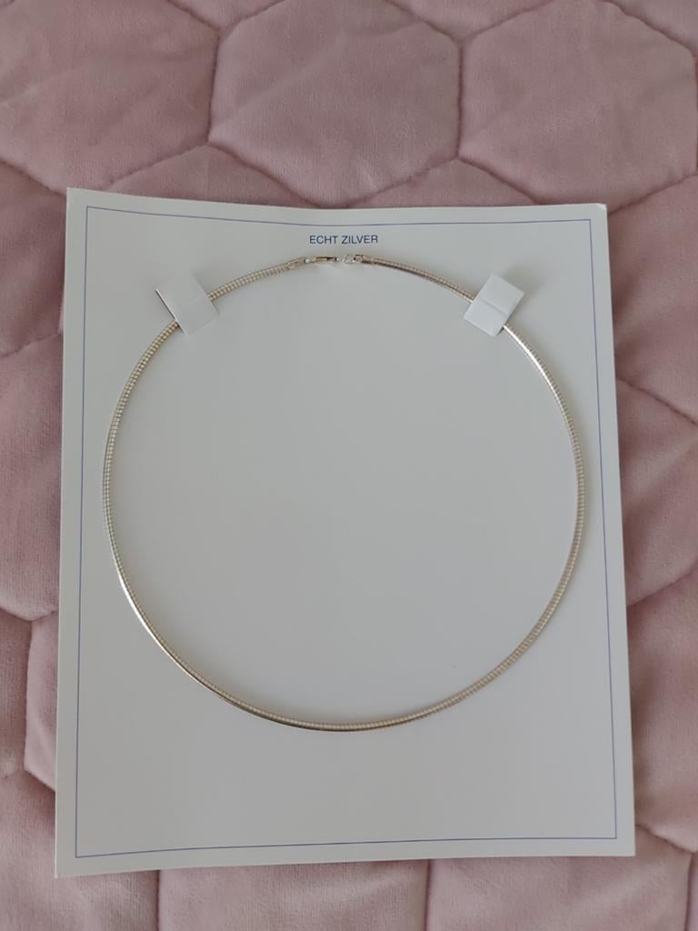 Mooie zilveren ketting 

Echt zilver, Huis en Inrichting, Woonaccessoires | Spiegels, Minder dan 50 cm, Nieuw, Ophalen of Verzenden
