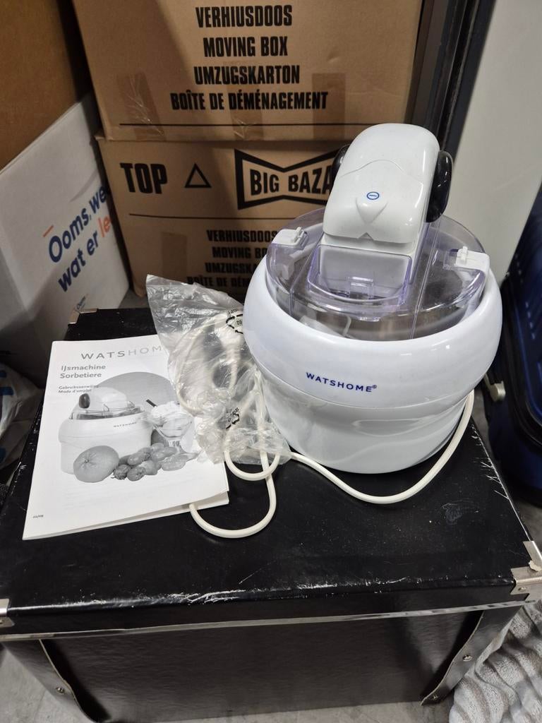WATSHOME IJsmachine Sorbetiere, Huis en Inrichting, Keuken | Keukenbenodigdheden, Ophalen, Nieuw