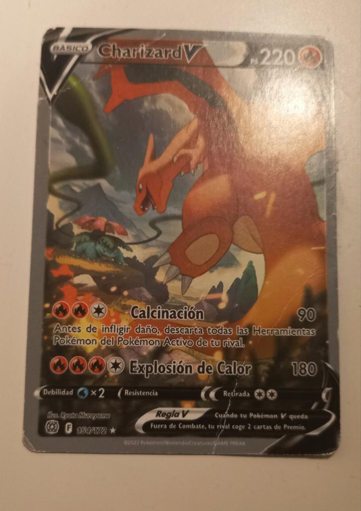 Charizard v ungraded, Ophalen