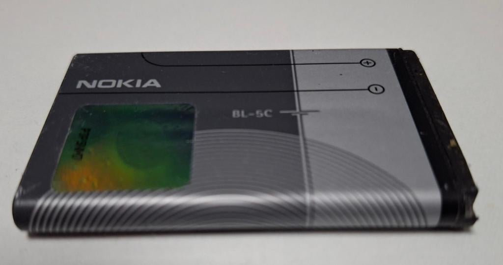 Nokia BL-5C 1020 mAh 3.7V Li-ion Batterij, Telecommunicatie, Mobiele telefoons | Batterijen en Accu's, Ophalen, Gebruikt, Nokia