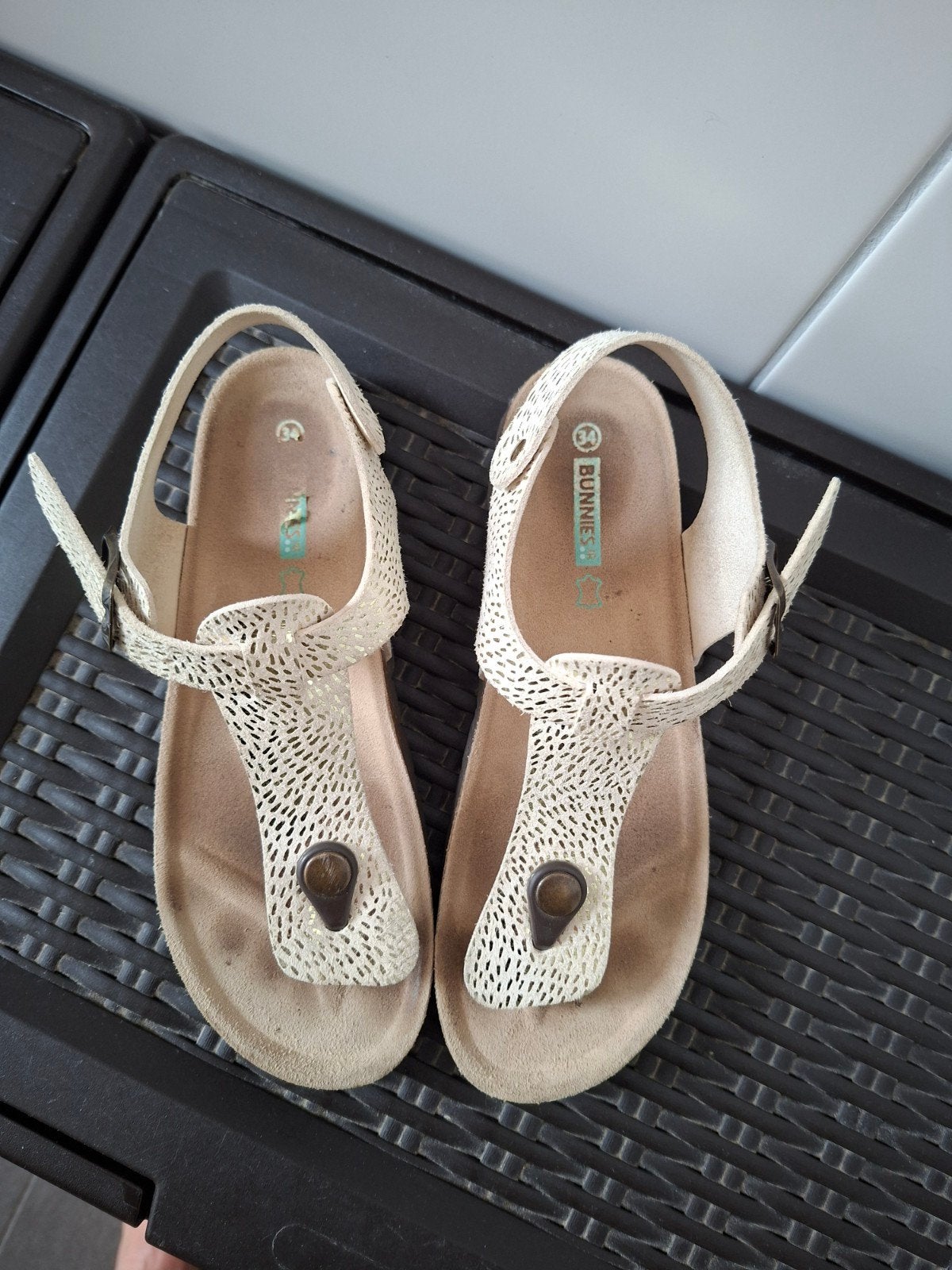 Bunnies sandalen maat 34 - zo goed als nieuw, Ophalen of Verzenden