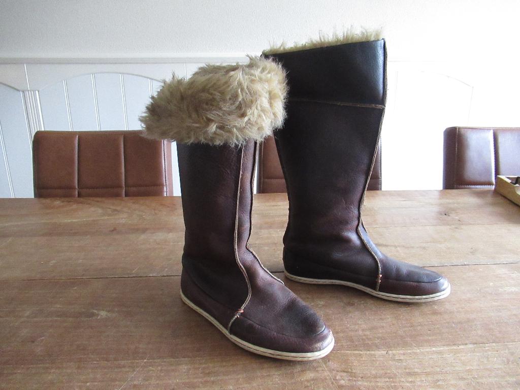 Hub Bruine Boots Hoge laarzen met bont maat 36, Hoge laarzen, Bruin, Hub, Ophalen of Verzenden
