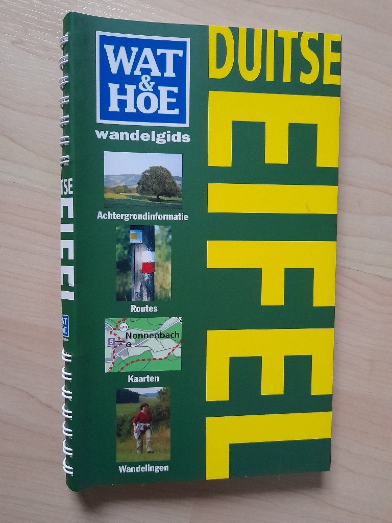 WAT EN HOE WANDELGIDS DUITSE EIFEL Rob Wolf, Overige merken, Europa, Ophalen of Verzenden, Zo goed als nieuw