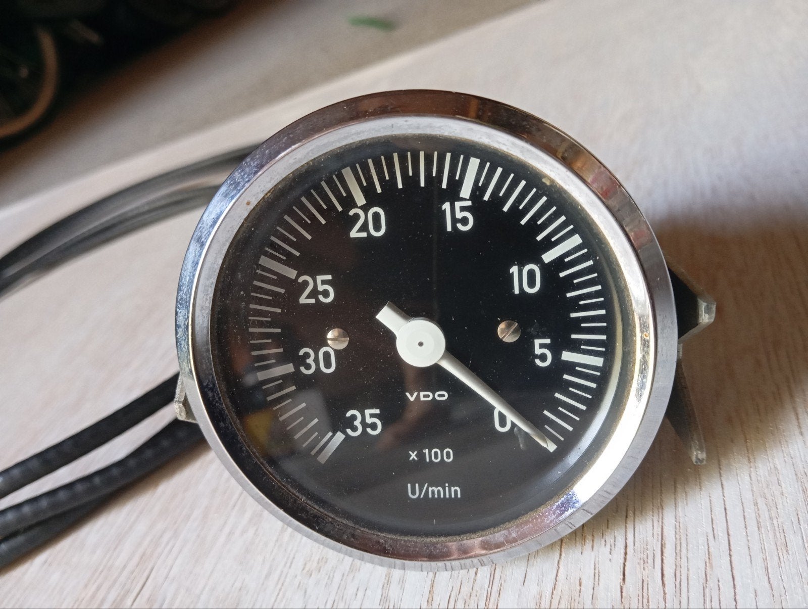 VDO Toerenteller Mercedes OM 636 met 4m aandrijfkabel, Auto-onderdelen, Ophalen of Verzenden, Gebruikt, Universele onderdelen