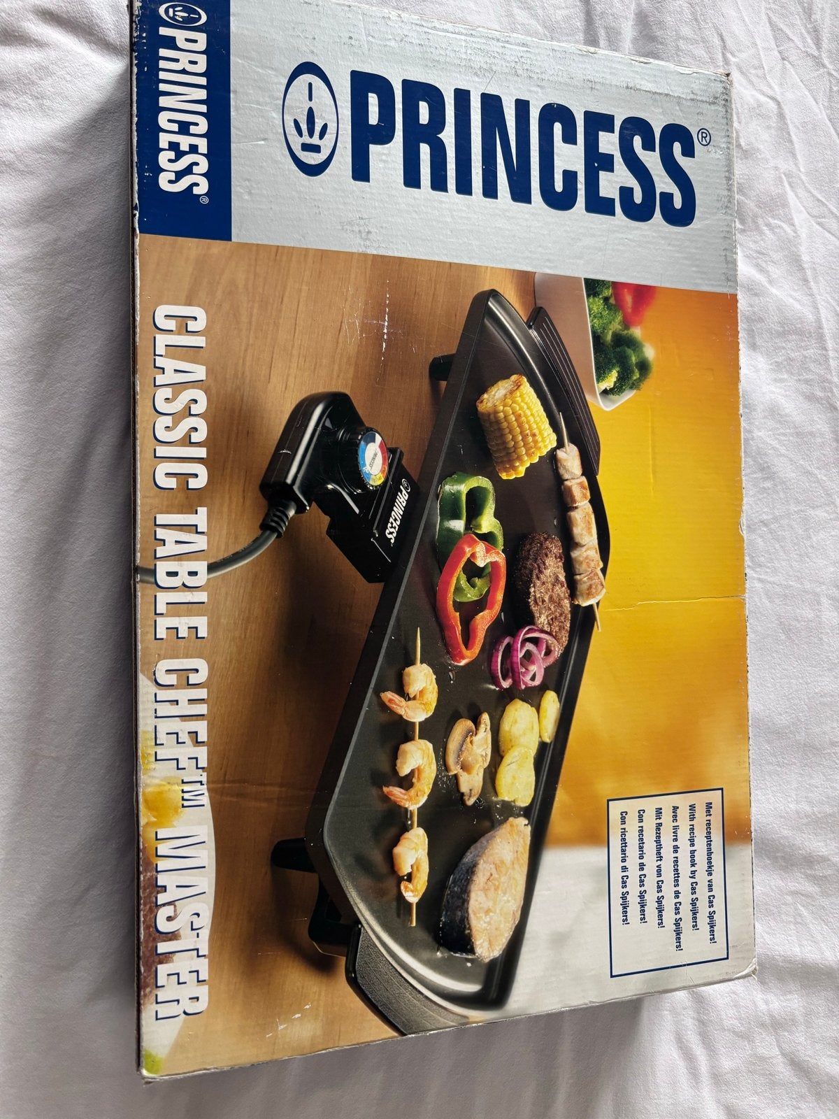 Princess Classic Table Chef Master Grillplaat, Ophalen of Verzenden, Zo goed als nieuw, 4 t/m 7 personen