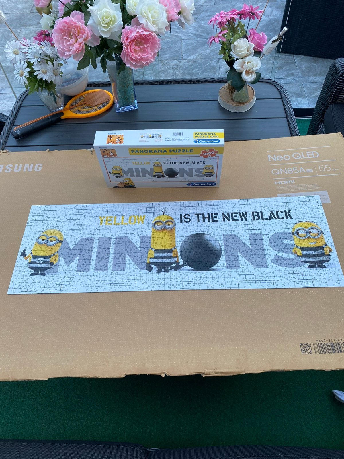 Minion puzzel, Hobby en Vrije tijd, Denksport en Puzzels, Ophalen of Verzenden, 500 t/m 1500 stukjes, Zo goed als nieuw