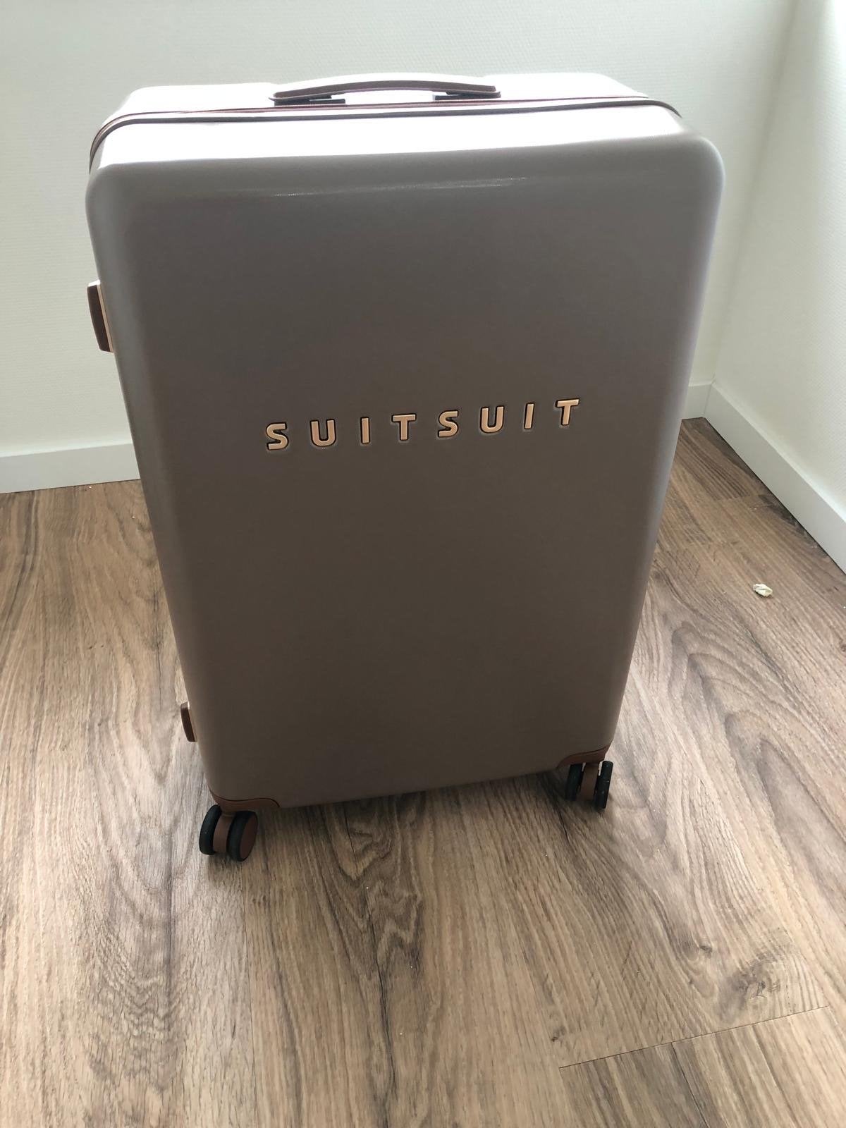 Nieuwe SUITSUIT koffer - Ongebruikt wegens omstandigheden, Hard kunststof, Nieuw, 35 tot 45 cm, Wieltjes