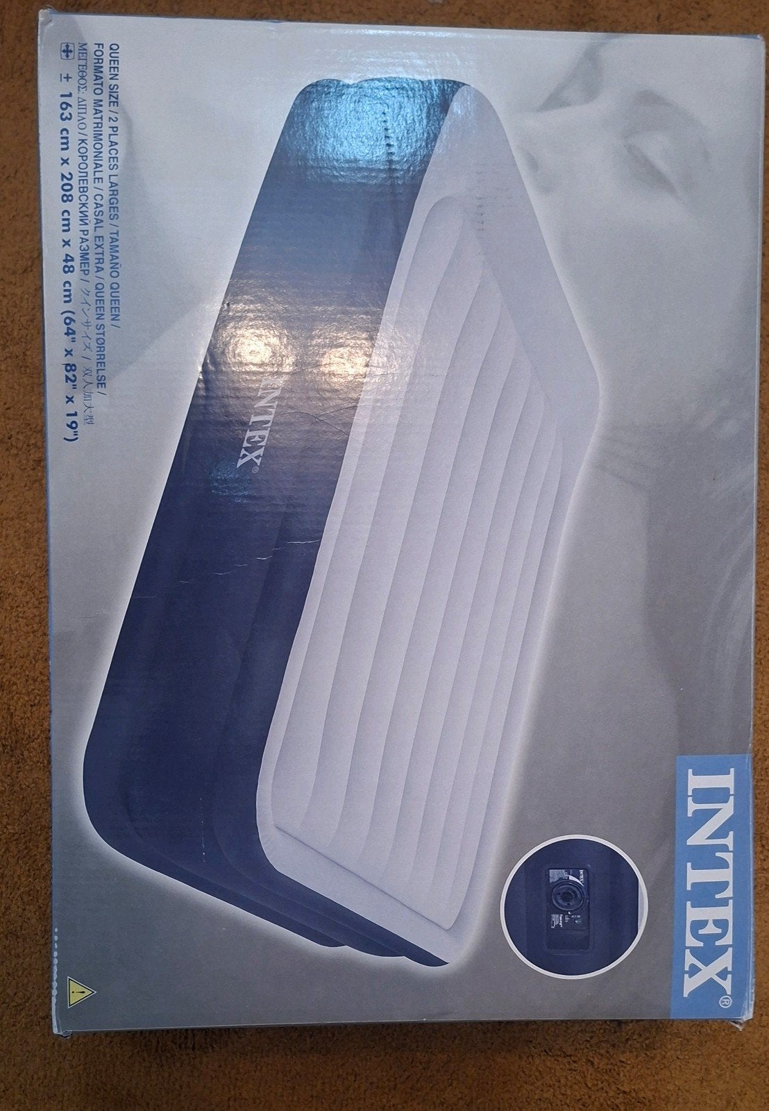 Intex Luchtbed 2-persoons met ingebouwde pomp, Ophalen, Ingebouwde pomp, Nieuw, 2-persoons