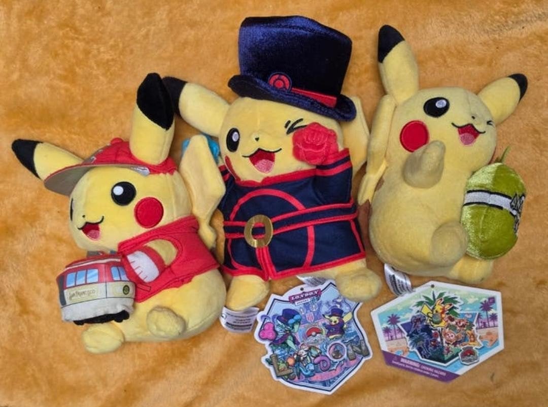 Pikachu World Championship Knuffels, Ophalen of Verzenden, Zo goed als nieuw, Overige typen