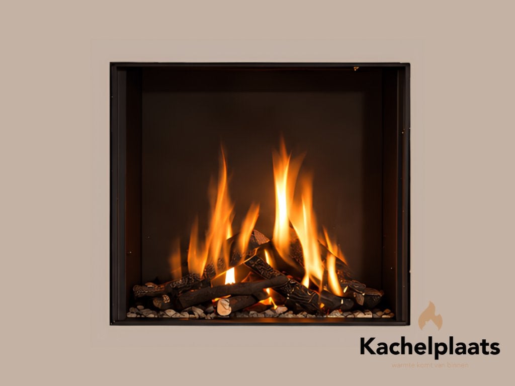 Element4 Cupido 50 - Inclusief AR-glas brandend op aardgas, Ophalen of Verzenden, Zo goed als nieuw, Inbouwhaard, Gashaard