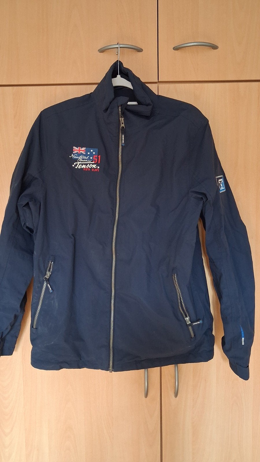 Tenson jas, zo goed als nieuw, maat S, Blauw, Ophalen of Verzenden, Zo goed als nieuw, Tenson