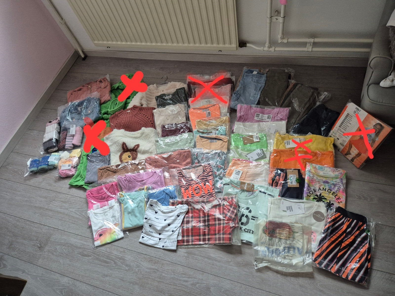 Heel Groot meisjes kledingpakket 110-116, Ophalen of Verzenden, Zo goed als nieuw, Maat 110