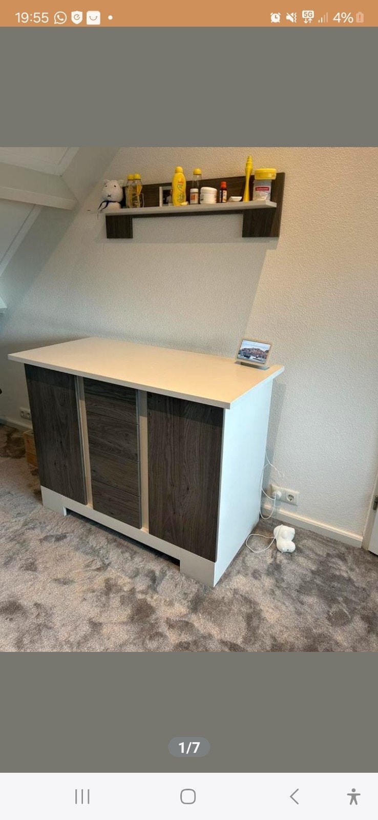 Complete babykamer: Commode, kledingkast en ledikant, Kinderen en Baby's, Ophalen