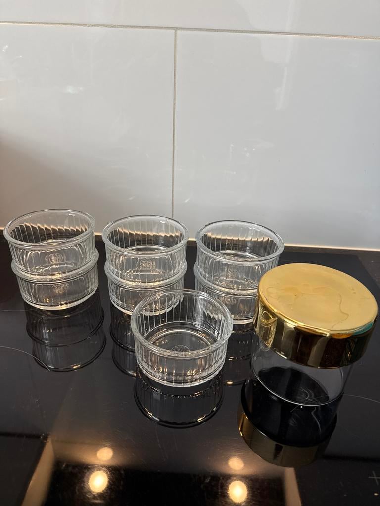 Glazen bakjes - Alles voor 5 euro, Voorraadpot, Ophalen, Gebruikt, Glas