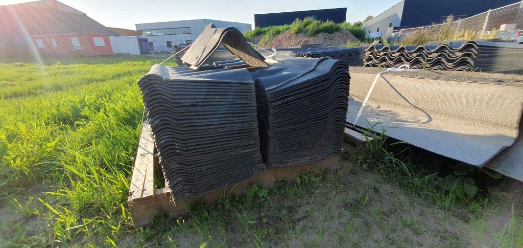 Vezelcement nokdelen Profiel 177/51 en windveren, Ophalen, Overige materialen, Zwart, Zo goed als nieuw