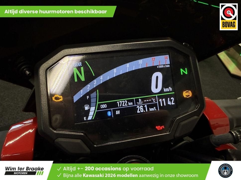 Kawasaki Z-500 SE ABS (bj 2024) 1,722 km, Motoren, 2 cilinders, Bedrijf, Onbekend, KAWASAKI