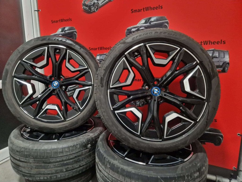22 inch ORIGINEEL BMW 1021 M IX I20 VELGEN EN BANDEN, Niet ingevuld, 275 mm, Banden en Velgen, Niet ingevuld