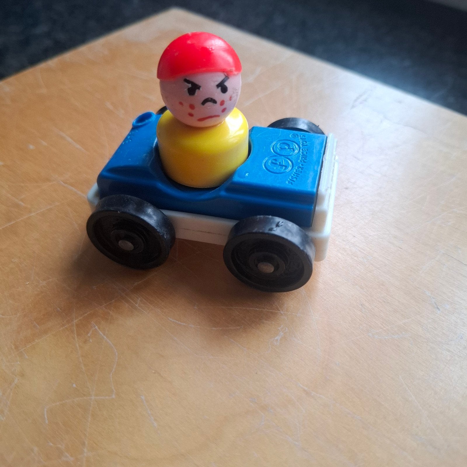 vintage fisher price auto met popje, Ophalen of Verzenden