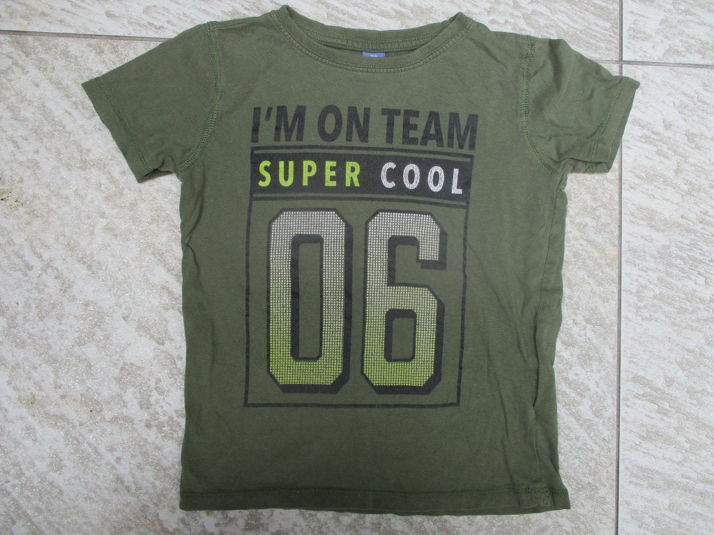 T-shirt groen maat 122 shirt korte mouw, Kinderen en Baby's, Gebruikt, Ophalen of Verzenden, Dopodopo, Shirt of Longsleeve