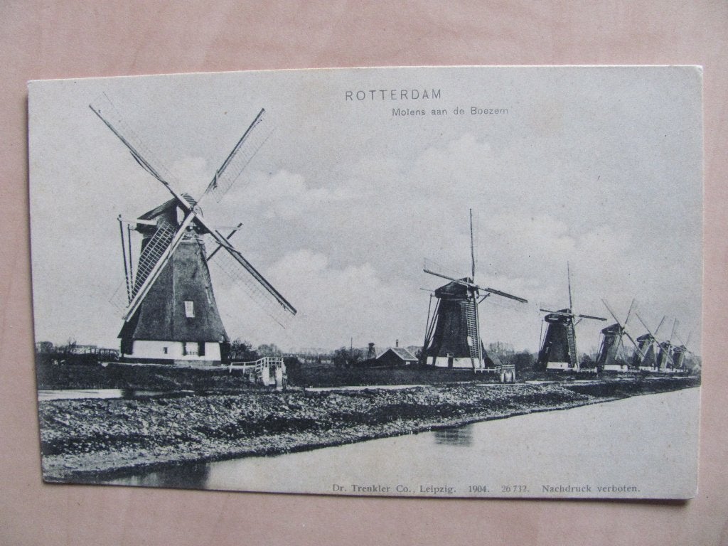 Rotterdam, molens aan de Boezem, Ophalen of Verzenden, Voor 1920, Zuid-Holland