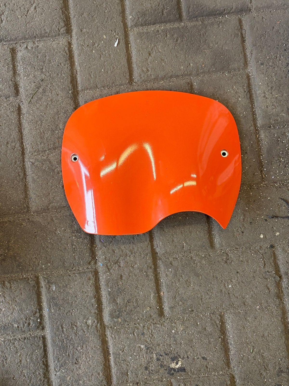 Oranje windscherm/kuipdeel, Ophalen of Verzenden, Gebruikt