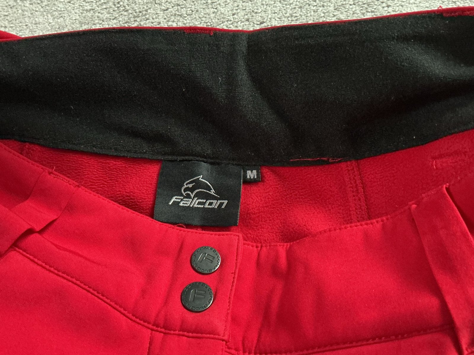 Falcon Skibroek Rood Maat M, Ophalen of Verzenden, Zo goed als nieuw, Maat 38/40 (M), Broek
