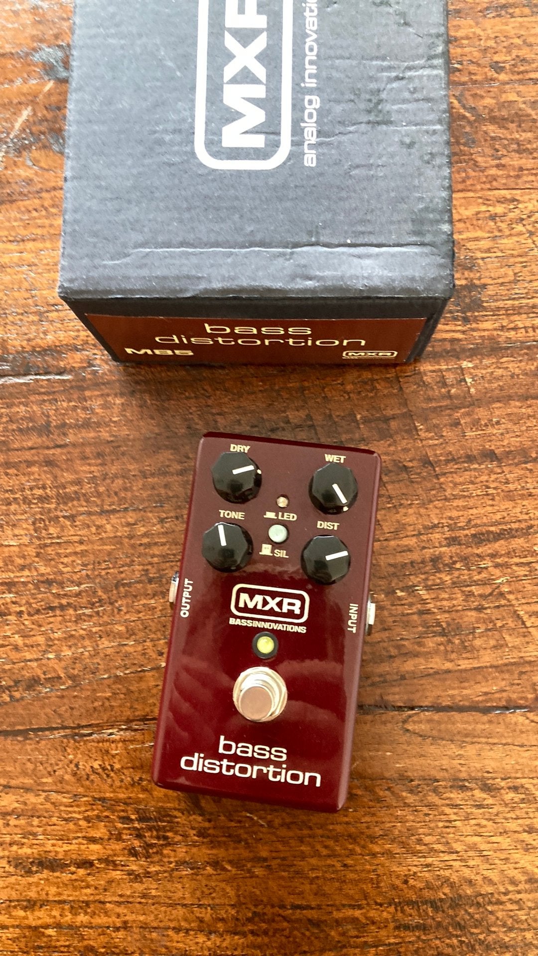 MXR Bass Distortion (M85) - Uitstekende staat, Muziek en Instrumenten, Effecten, Ophalen of Verzenden, Zo goed als nieuw, Distortion, Overdrive of Fuzz