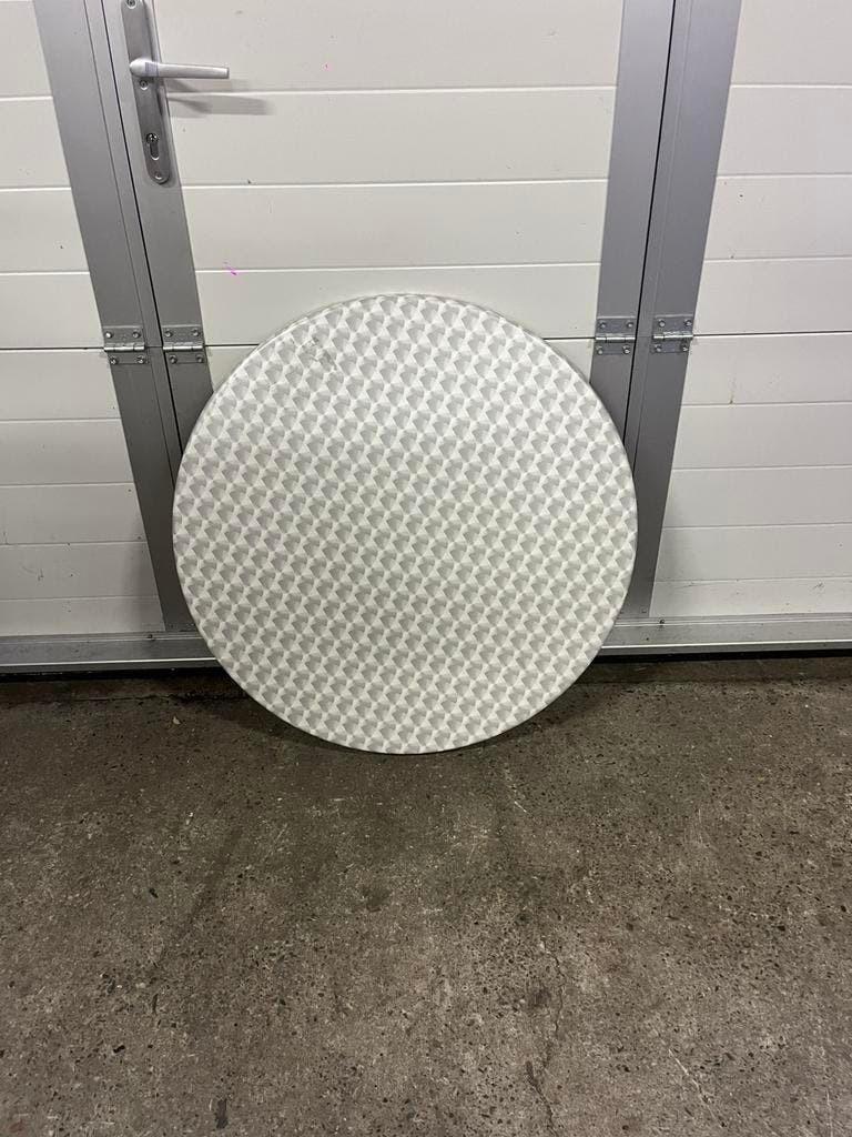 12 stuks horeca terras tafelbladen werzalit rond 80 cm, Ophalen, Zo goed als nieuw