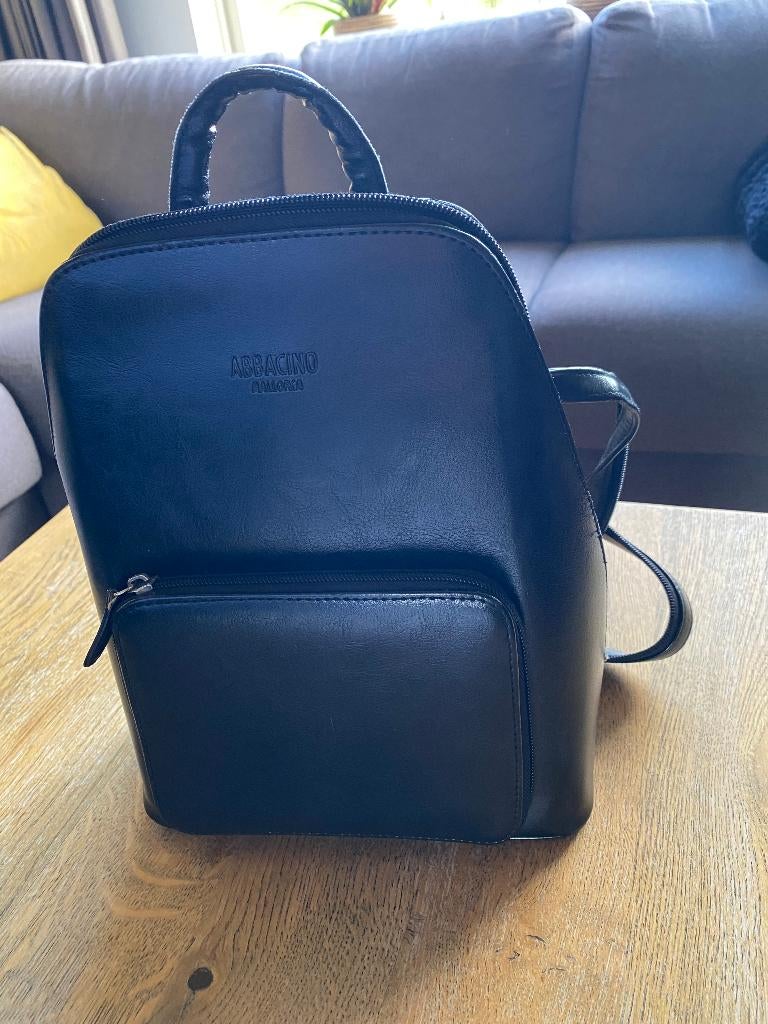 Lederen rugzakje, Ophalen of Verzenden, Gebruikt, Overige merken, 30 tot 45 cm