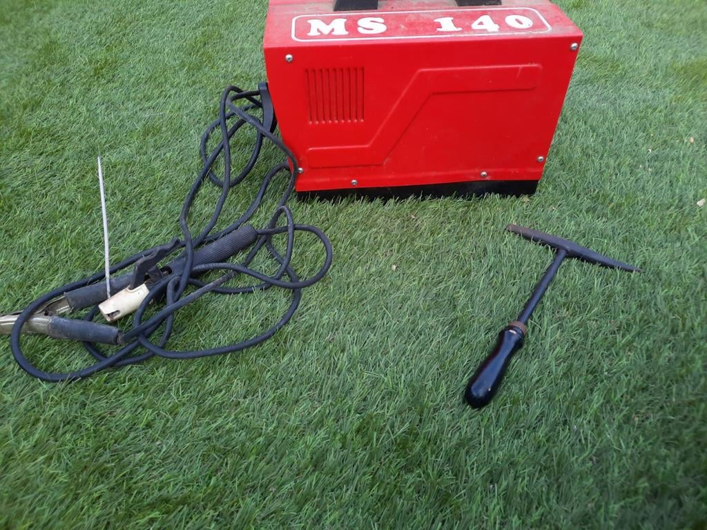 Lasapparaat met laskap - Bruder Mannesmann MS 140, Ophalen of Verzenden, Gebruikt, Minder dan 150 ampère, Elektroden