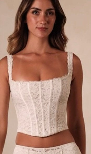 Prachtige Nieuwe kanten Corset Top, Ophalen of Verzenden, Zo goed als nieuw