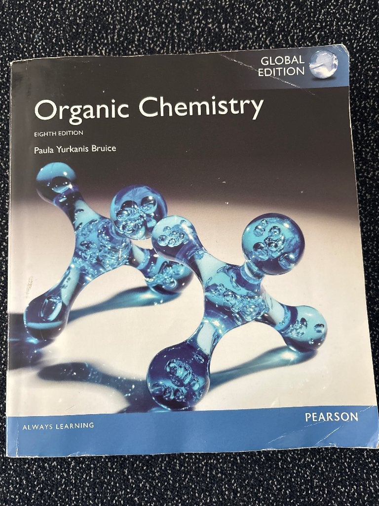 Organic Chemistry, Scheikunde, Ophalen of Verzenden, Zo goed als nieuw, Bruice