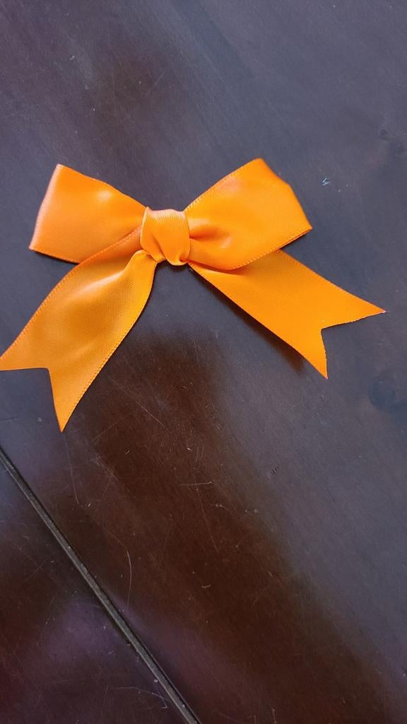 Oranje rever- strikje-, Ophalen of Verzenden, Nieuw