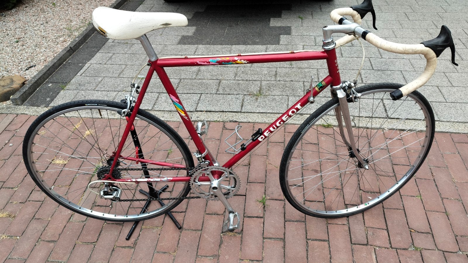 Vintage Peugeot racefiets, Reynolds 501, 12 versnellingen, Fietsen en Brommers, Fietsen | Racefietsen, Gebruikt, Heren, Overige merken