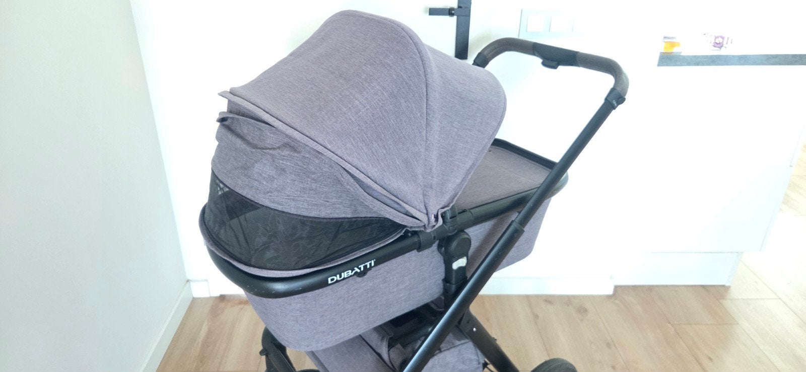 Complete Dubatti kinderwagen, Gebruikt, Combiwagen, Met reiswieg, Ophalen