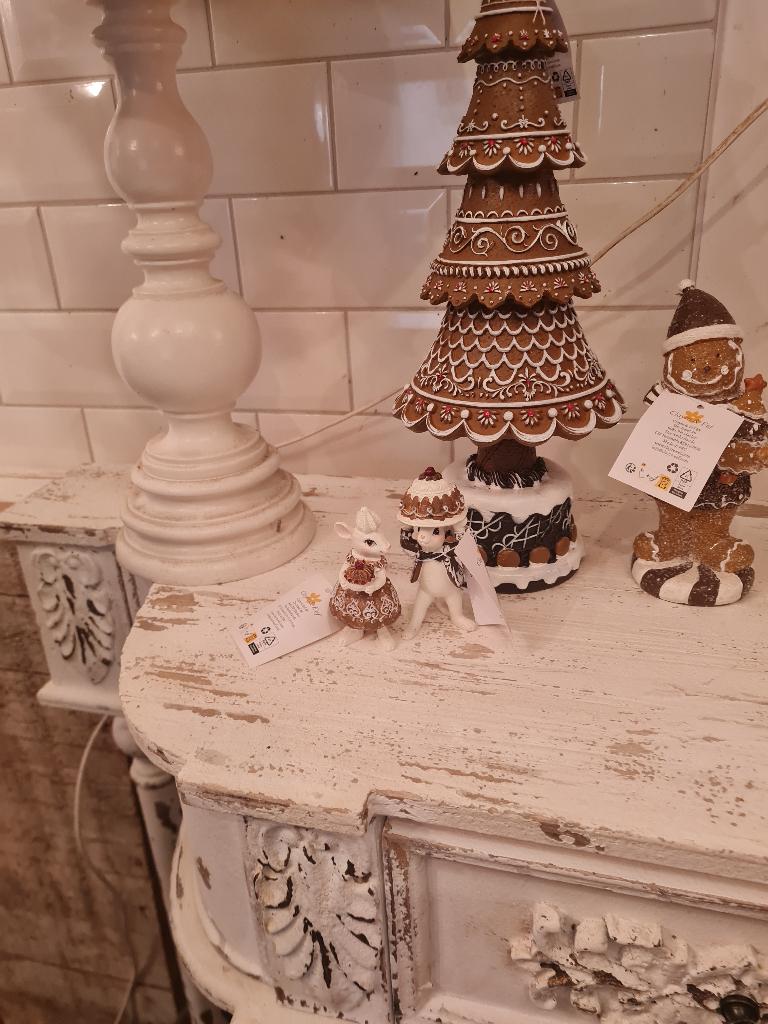 Nieuw kerstboompje gingerbread merk Clayre & Eef, Heikant 21 Kaatsheuvel, Belle Vieille Brocante, Nieuw, Ophalen of Verzenden