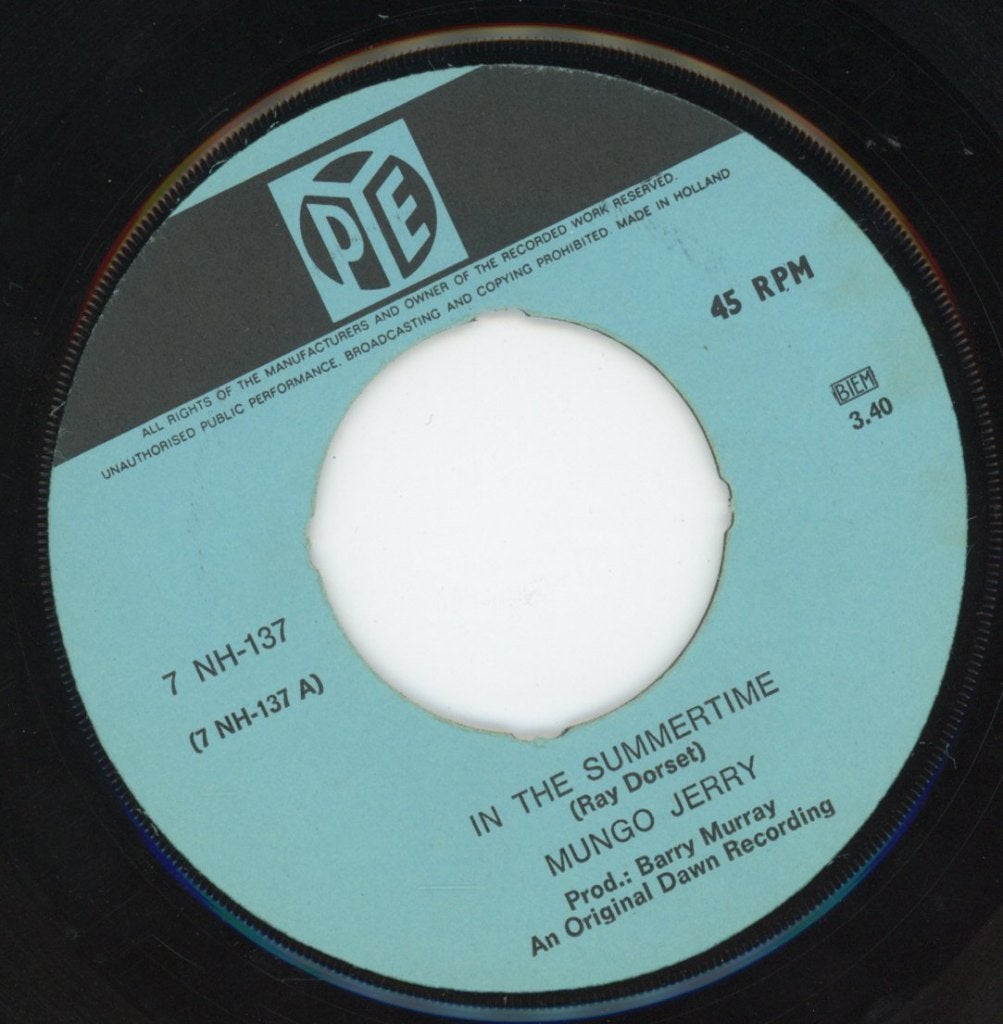 S Mungo Jerry - In The Summertime, Gebruikt, Verzenden, 7 inch, Beschermende buitenhoes