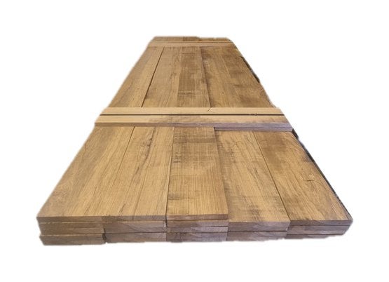 23 Hardhouten planken geschaafd 2.3x19.5 cm - nr: HP141, Ophalen, Planken, Nieuw, Hardhout