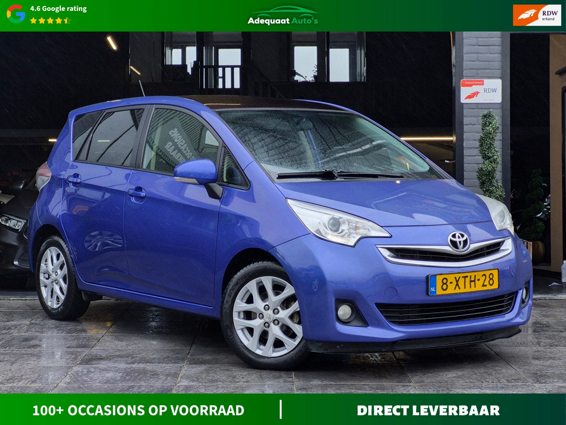 Toyota Verso-S 1.3 VVT-i Trend|1e eig|NAP|PANO|Airco|Cruise, Auto's, Voorwielaandrijving, Euro 5, Stof, Gebruikt