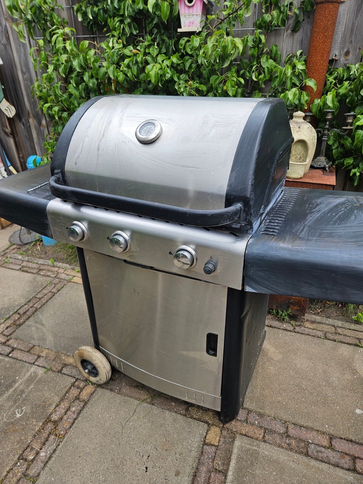 Gas bbq, Ophalen