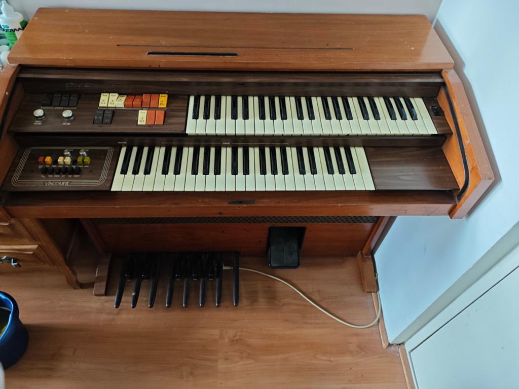Gratis Viscount orgel, Muziek en Instrumenten, Orgels, Ophalen, Gebruikt, 2 klavieren, Orgel
