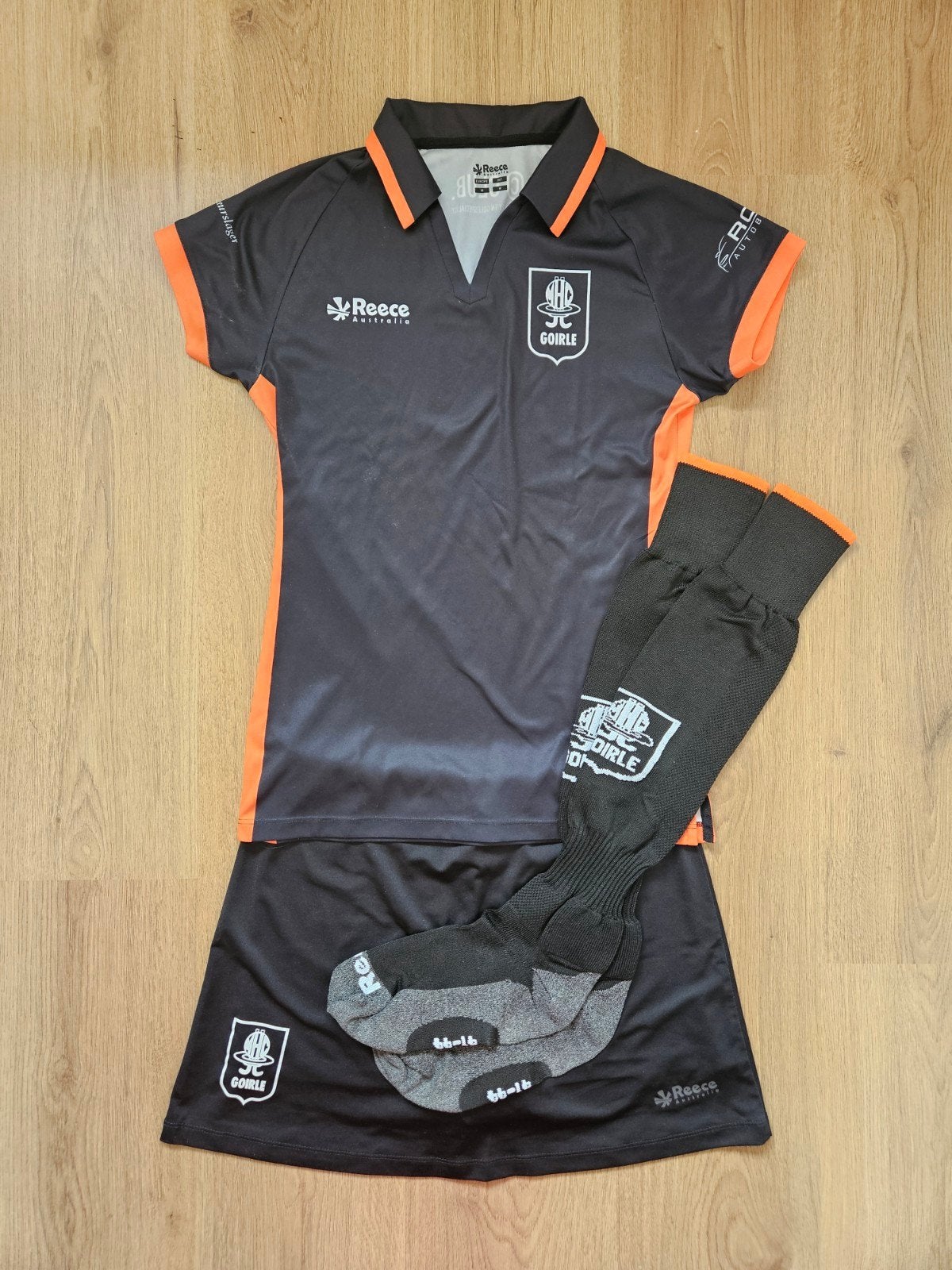 Compleet MHC Goirle-tenue (maat M), Ophalen, Zo goed als nieuw, Maat 38/40 (M)