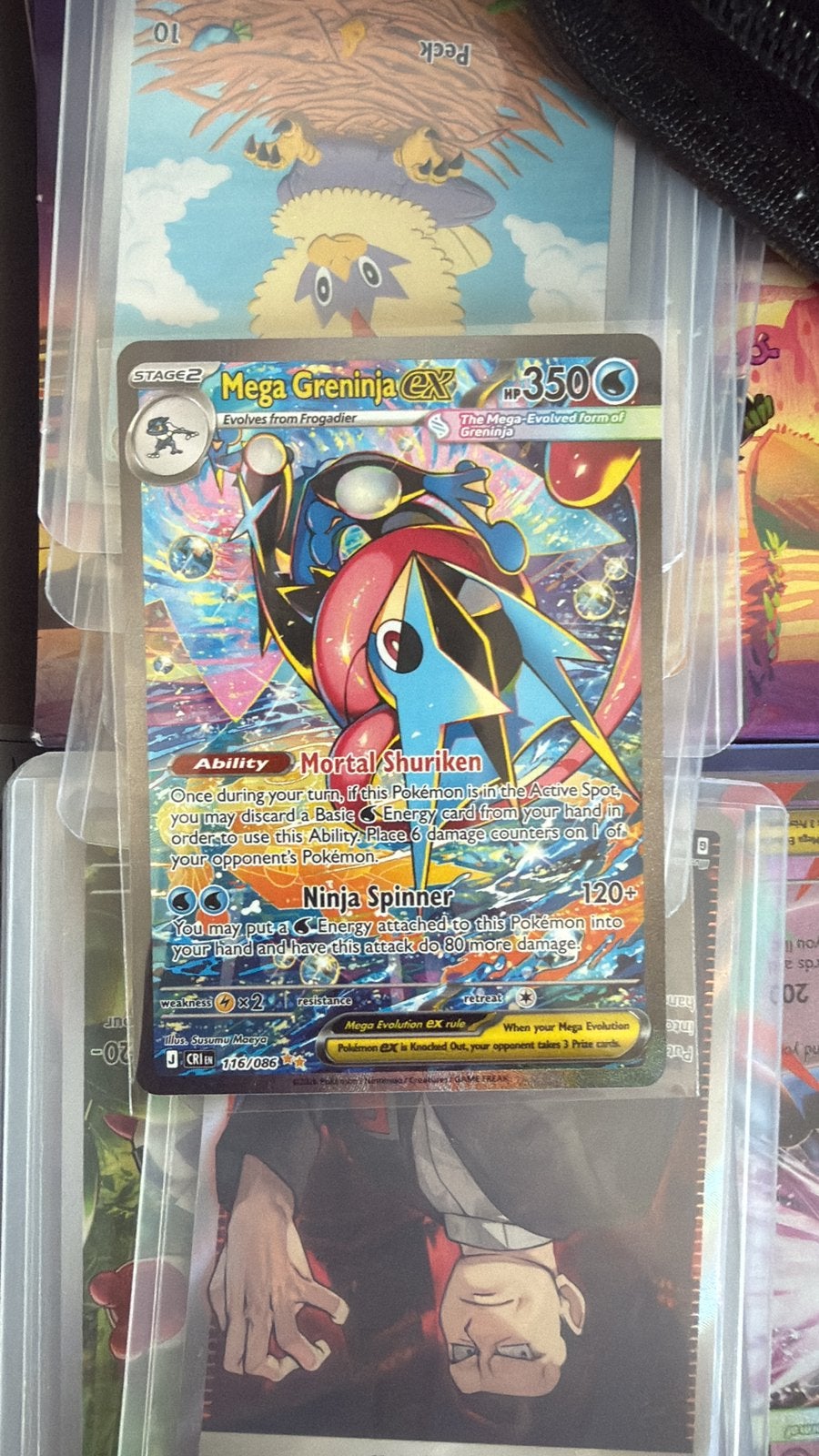 Mega Greninja EX 116/086, Ophalen of Verzenden, Nieuw