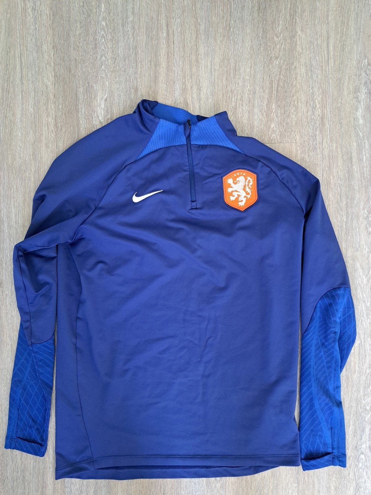 Nederlands elftal Nike trainingsshirt trainingstrui, Ophalen of Verzenden, Zo goed als nieuw, Blauw, Voetbal