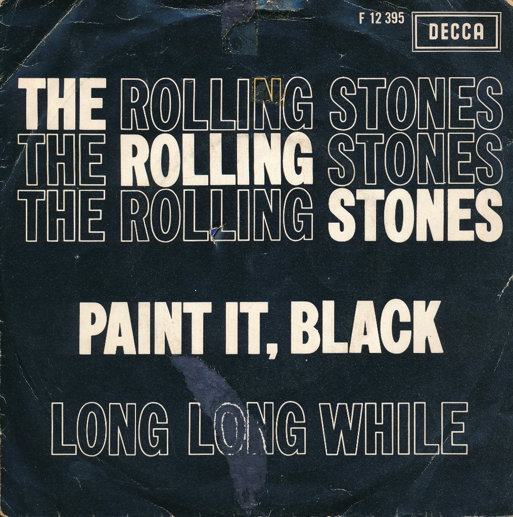 404 Rolling Stones - Paint it black (1966), Cd's en Dvd's, Ophalen of Verzenden, Gebruikt, 7 inch, Pop