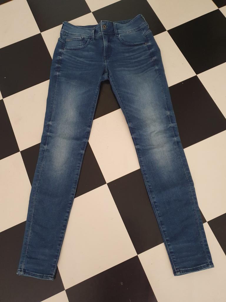 G-Star Lynn Skinny Jeans Dames - Maat 28/32, Blauw, Ophalen of Verzenden, W28 - W29 (confectie 36), G-Star