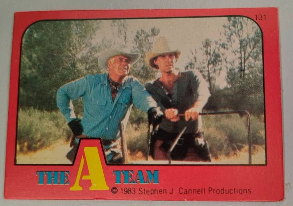 The A-Team Monty Gum 1983 no.131, Ophalen of Verzenden, Nieuw, Foto of Kaart