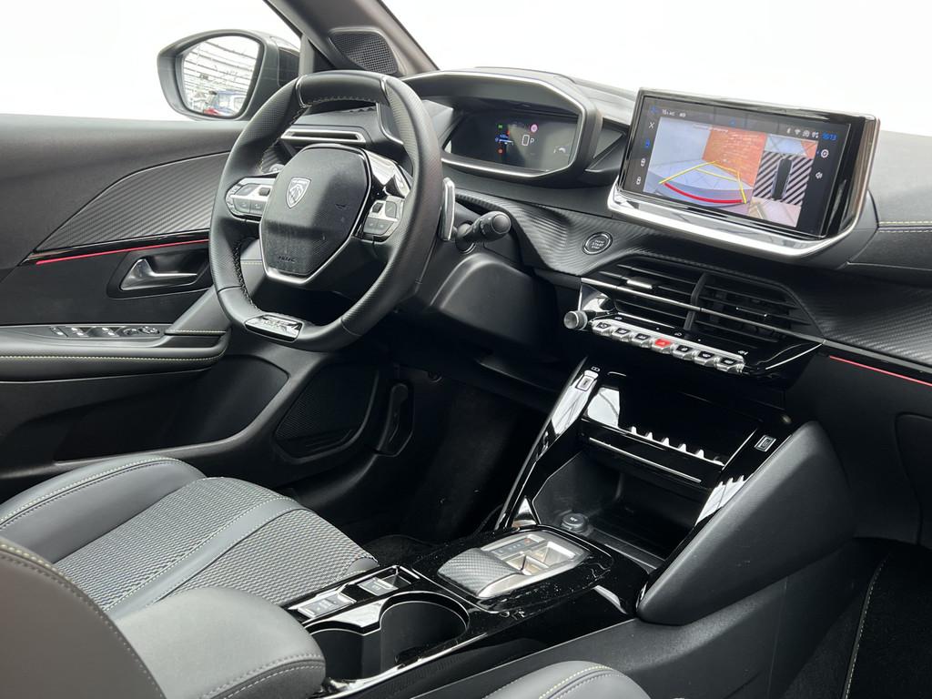Peugeot 208 Hybrid 145 e-DCS6 GT Navi | Airco | Drive Assist, 1203 kg, Gebruikt, 1199 cc, Zwart