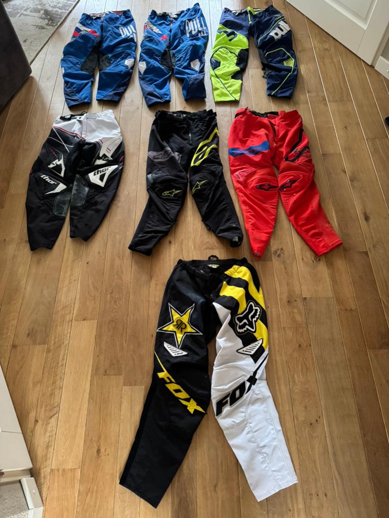 Crossbroeken fox alpinestars thor pull in cross broek, Ophalen of Verzenden, Tweedehands, Heren, Motorcrosskleding