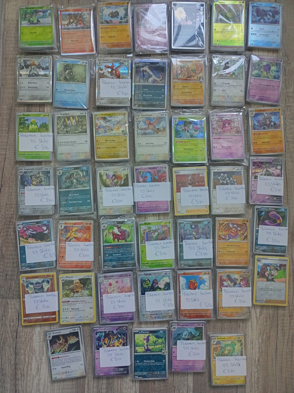 Pakjes Pokemon kaarten 47x [ zie beschrijving ], Ophalen of Verzenden, Zo goed als nieuw, Meerdere kaarten